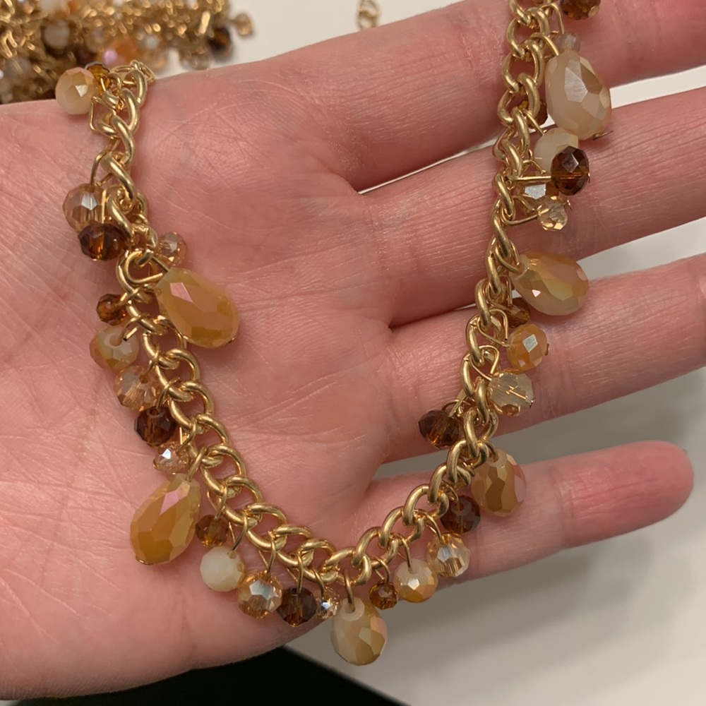 NWOT Golden Brown Necklace & Bracelet Combo - Picture 11 of 13